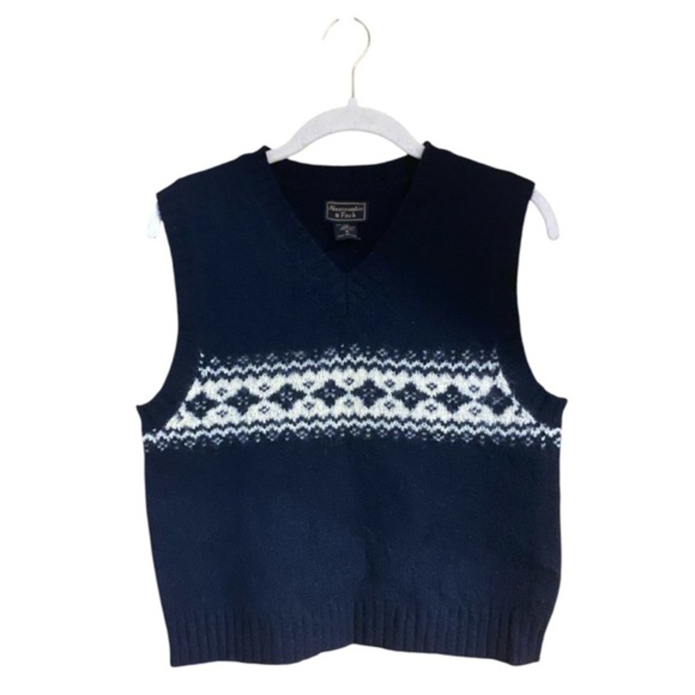 Abercrombie & Fitch Vintage Fair Isle Sweater Vest